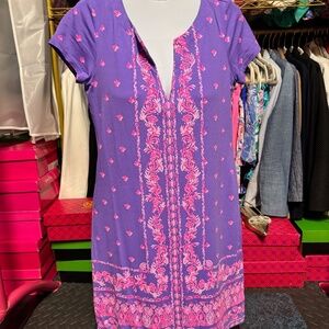 Lilly Pulitzer Sophiletta Dress - Mystical Purple Coral Craze (Size XS)